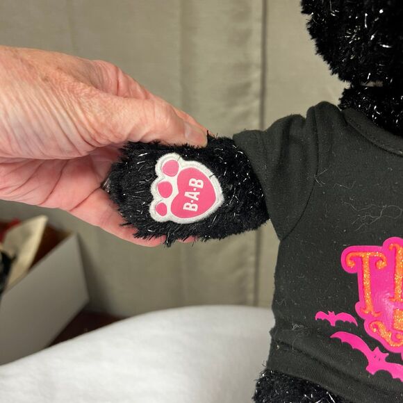 Build a Bear night magic black cat sparkly with green eyes halloween 2018 - Picture 3 of 8